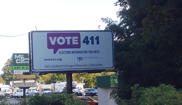 2020 Vote 411 Billboards were a huge hit.